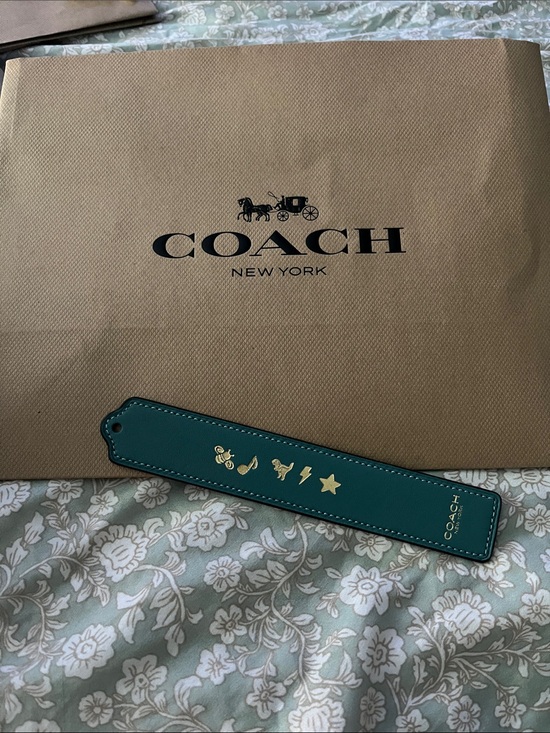 Coach Other - Coach leather bookmark 🔖